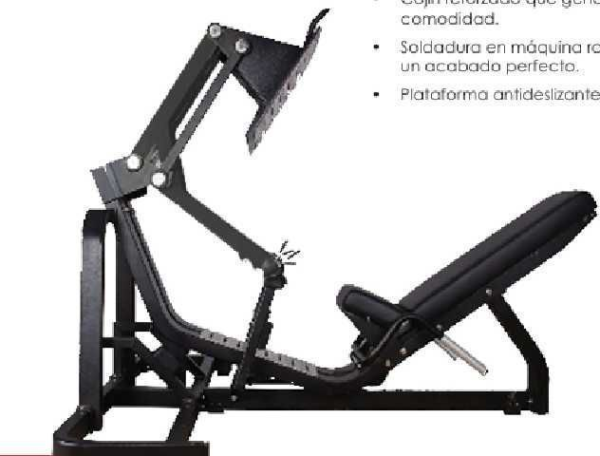 MÁQUINA PRENSA PIERNAS 45° (HAMMER)