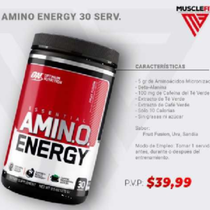 AMINOÁCIDO OPTIMUN NUTRITION ESSENTIAL AMIN.O. ENERGY DE SANDÍA