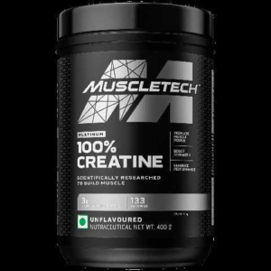 CREATINA MUSCLETECH PLATINUM 100% CREATINE MONOHYDRATE(400 GR) SIN SABOR