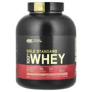 PROTEINA OPTIMUN NUTRITION 100% WHEY GOLD STANDARD (2.26 KG) DE FRESA
