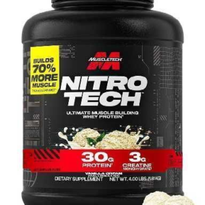 PROTEÍNA MUSCLETECH NITRO TECH WHEY PROTEIN (1.8 KG/ 4lb)  VANILLA CREAM